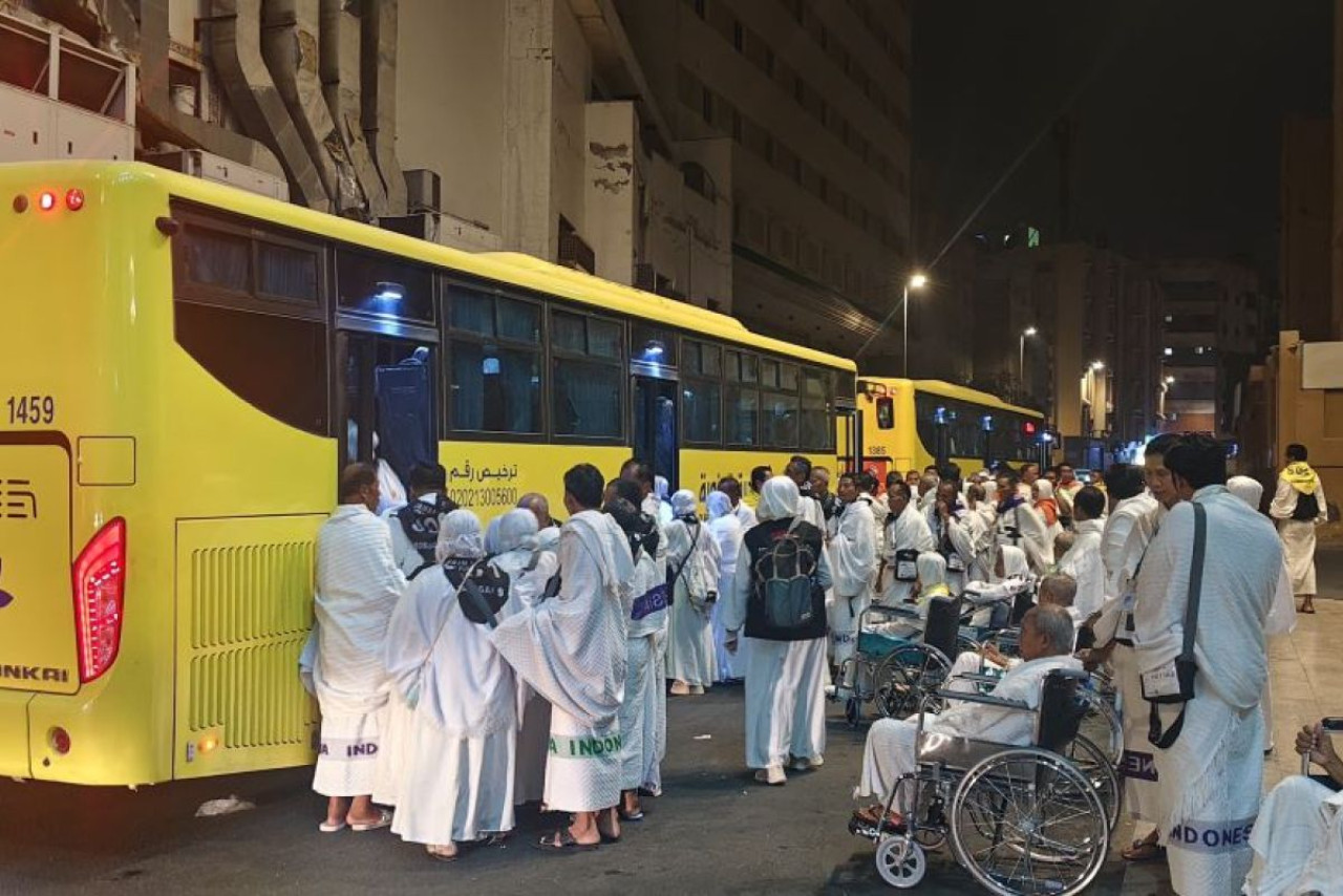Har ini, Ba’da magrib kloter1 bergeser ke Makkah