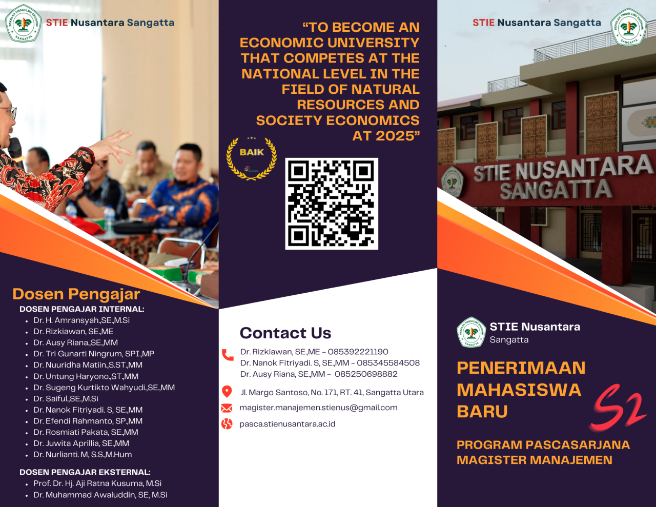sudah 34 orang mendaftar program pasca sarjana stie nusantara,