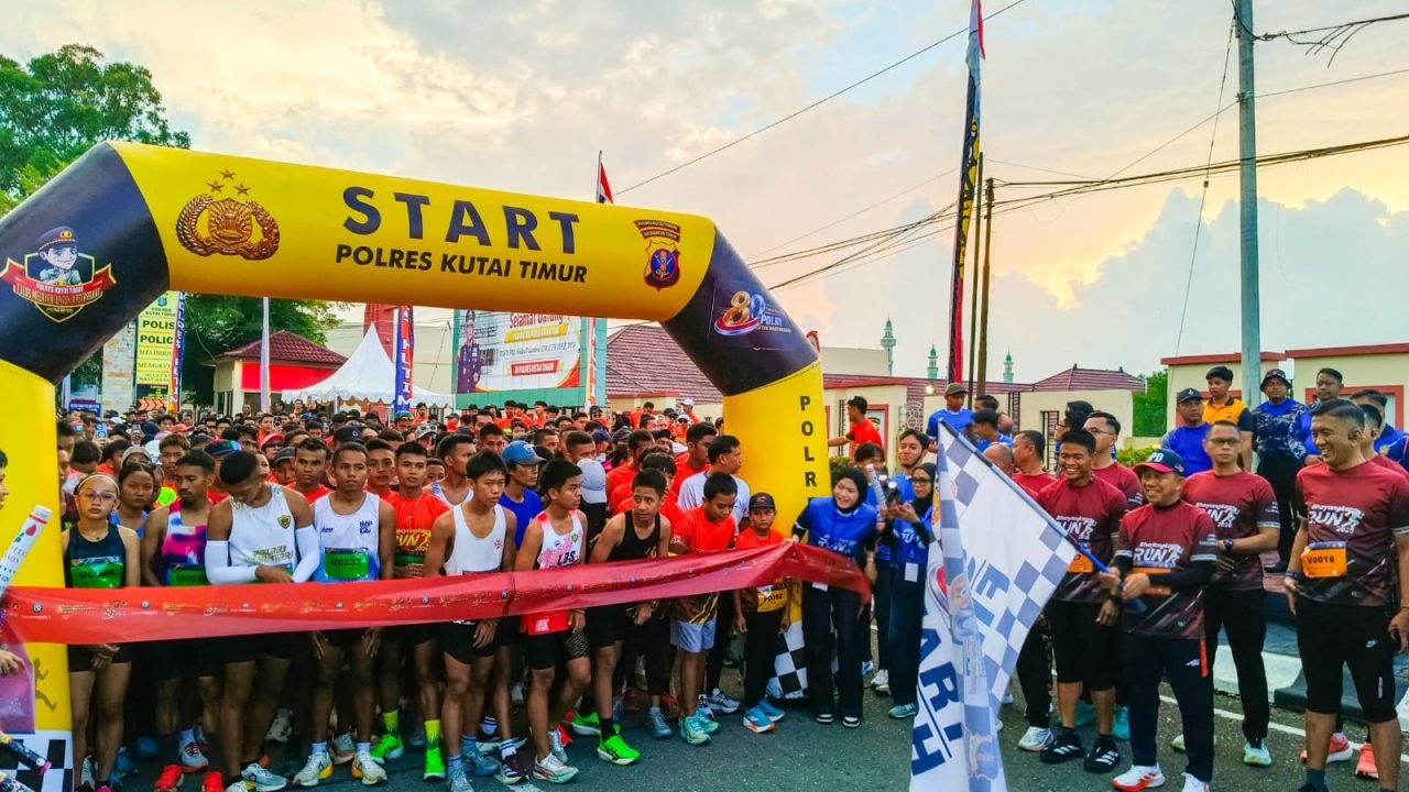 Pelari asal Balikpapan juarai bhayangkara Run 5 Km di Sangatta.