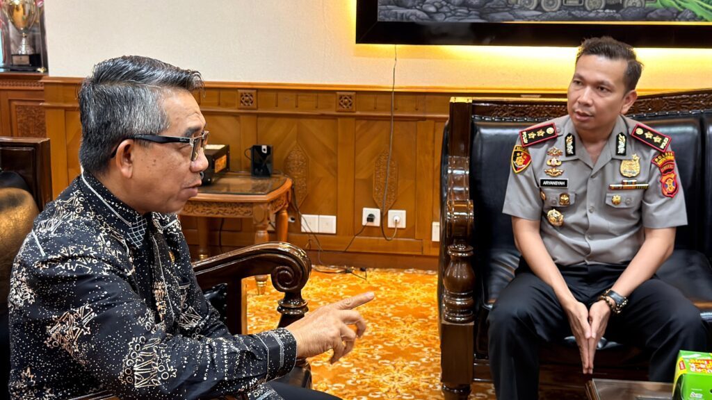 Safari Kapolres Temui Bupati Kutim