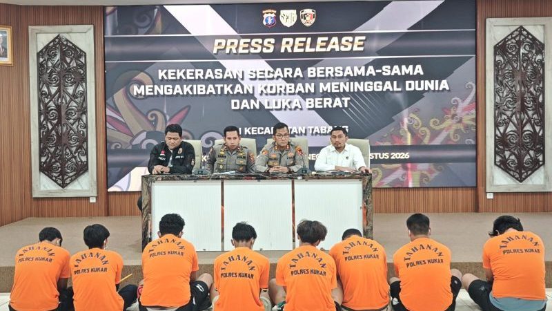 Ulah 11 Pemuda, Tabang sempat Mencekam