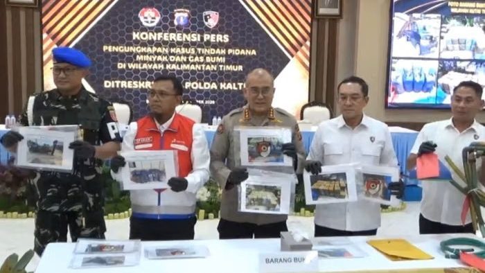 Polda Kaltim tANGKAP PENGETAP BBM SUBSIDI DI KUKAR DAN KUTIM