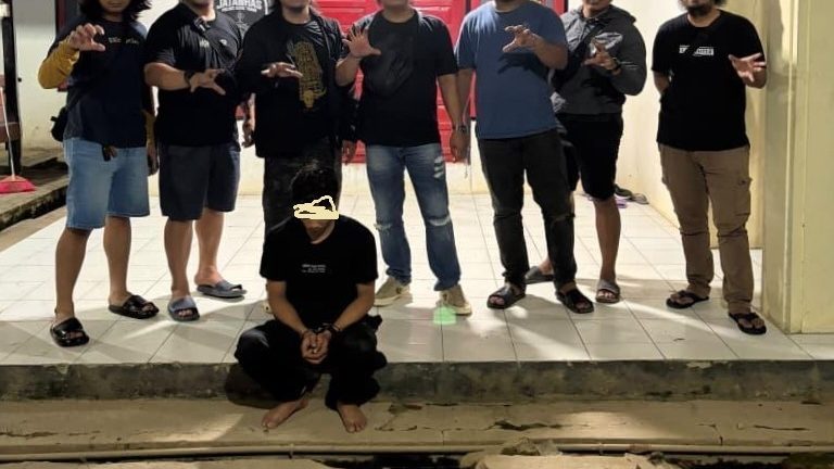 Membunuh di Muara Wahau ditangkap tim Macan Polres Kutim di Sangatta.