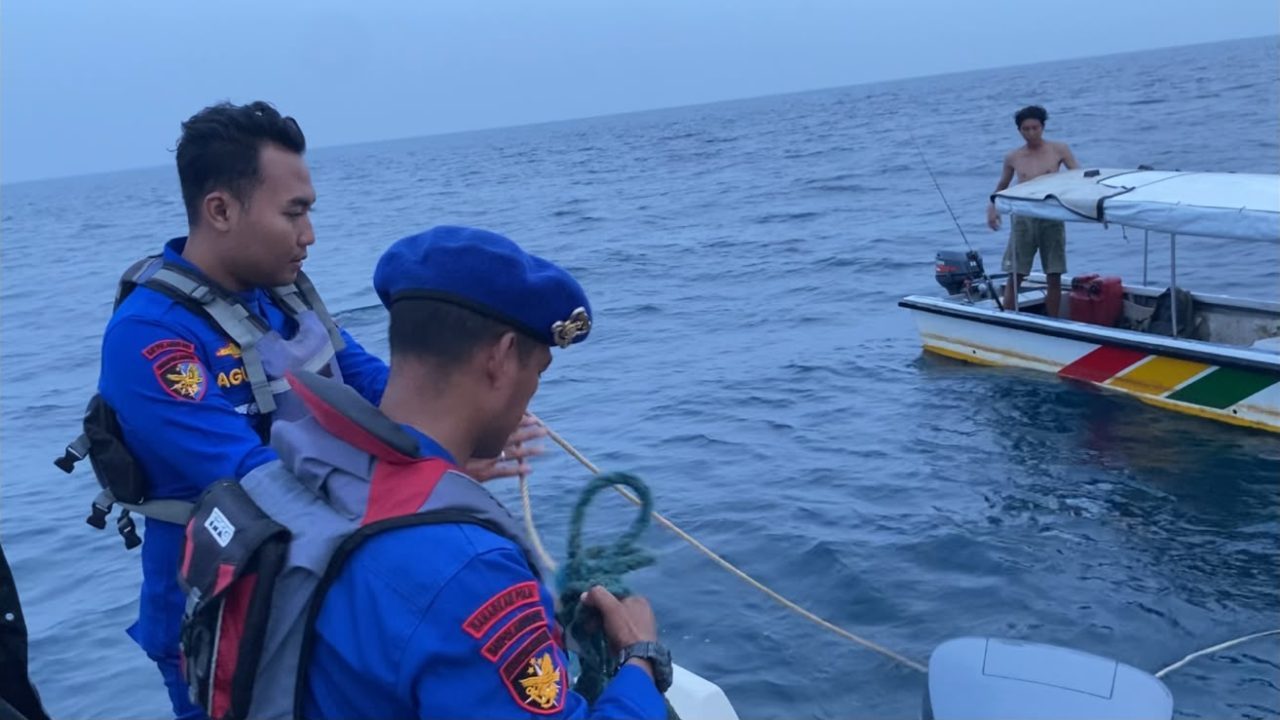 Polairud Kutim kembali selamatkan pemancing terombang-ambing  di perairan  Sangatta.