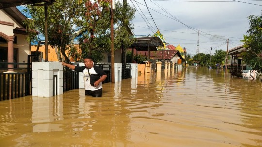 Hujan Lebat, Air Laut Pasang : Sangatta Banjir
