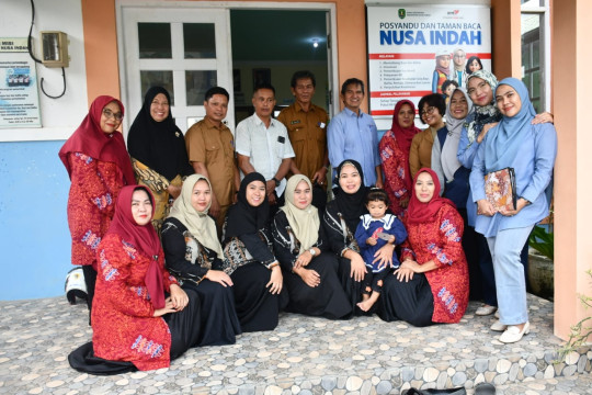 didukung kpc kutim dirikan posyandu sekaligus TBM