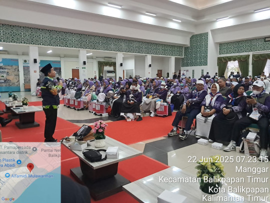 sudah 356 jamaah haji dari kukar datang  -149 orang masih di tanah suci