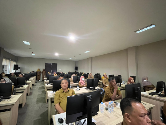 ratusan asn kutim ikuti tes kompetensi dan potensi