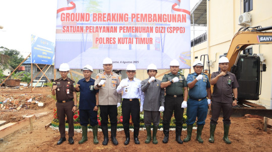 POLRES KUTIM BANGUN GEDUNG SPPG
