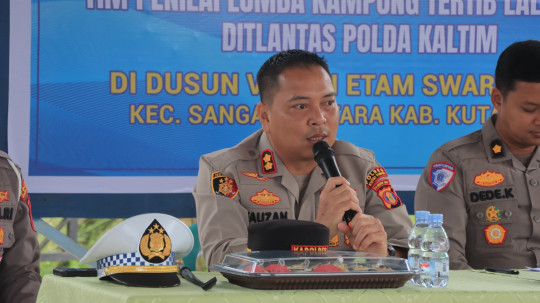 KUTIM CALONKAN DESA SWARGA BARA IKUTI LOMBA KAMPUNG TERTIB LALIN