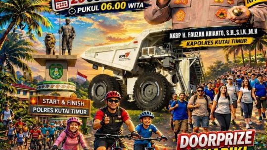 ayo ikuti funbike dan jalan santai di Polres Kutim, besok