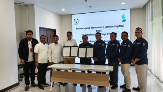 DEBIT AIR TURUN TTB kutim gandeng PTMBS