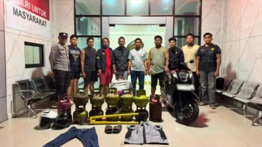 Maling Tabung LPG ditangkap Polisi di Sangatta