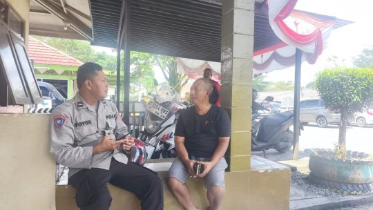 pesan SATBINMAS Polres Kutim jangan dekati Judol dan  narkoba karena berbahaya, Polisi Ajak Masyarakat lawan