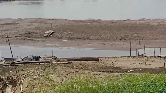 Akibat Kemarau Sungai Kelinjau Dangkal, Perjalanan Kapal Motor hanya sampai senyiur