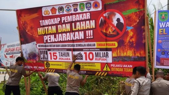Warga Ranpul jadi tersangka pembakaran lahan
