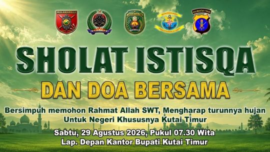 besok Pemkab Kutim gelar shalat istisqa di Kantor Bupati