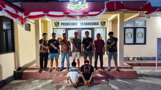 Simpan Sabu di bawah tiang lampu  SN da As ditangkap Polisi