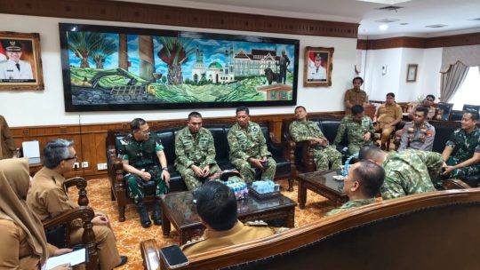 Siswa Sesko TNI AD  kunjungi Kutim bahas Karhutla