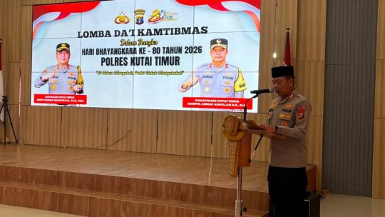  anggota Bhabinkamtibmas Kutim ikuti lomba Dai .