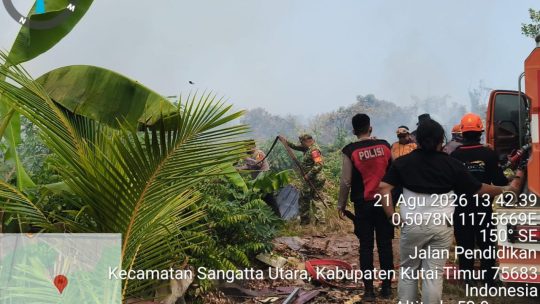 DI pOLSEK SANGATTA uTARA  SUDAH 3 ORANG DIPERIKSA KARENA BAKAR LAHAN.