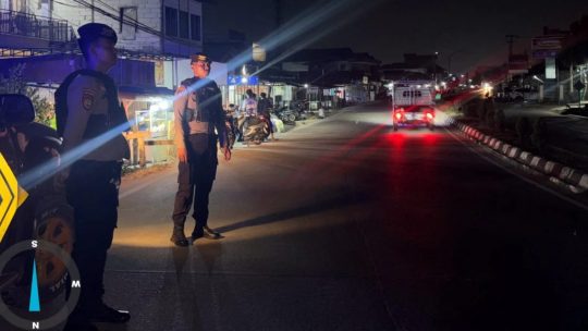Polisi tongkrongi tikungan sahara, aksi balapan langsung hilang.
