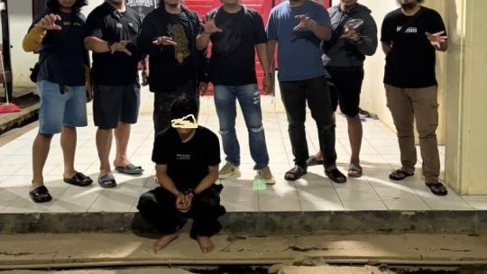 Membunuh di Muara Wahau ditangkap tim Macan Polres Kutim di Sangatta.