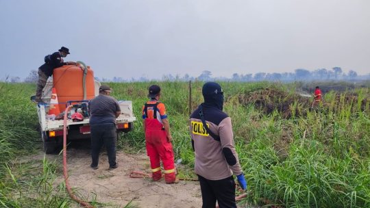 Karhutla di Sangatta Utara mencapai 5 hektar dan penyebabnya masih di evaluasi