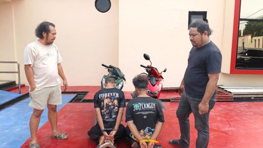 tim Macan Polres Kutim bekuk 2 pelaku pencurian Sepeda Motor di Singa Geweh