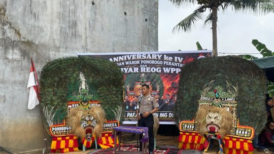 di HUT WPP Kutim  ke 4, Kapolsek Sangatta utara minta  jaga   Kamtibmas  dan jangan lakukan pembakaran lahan